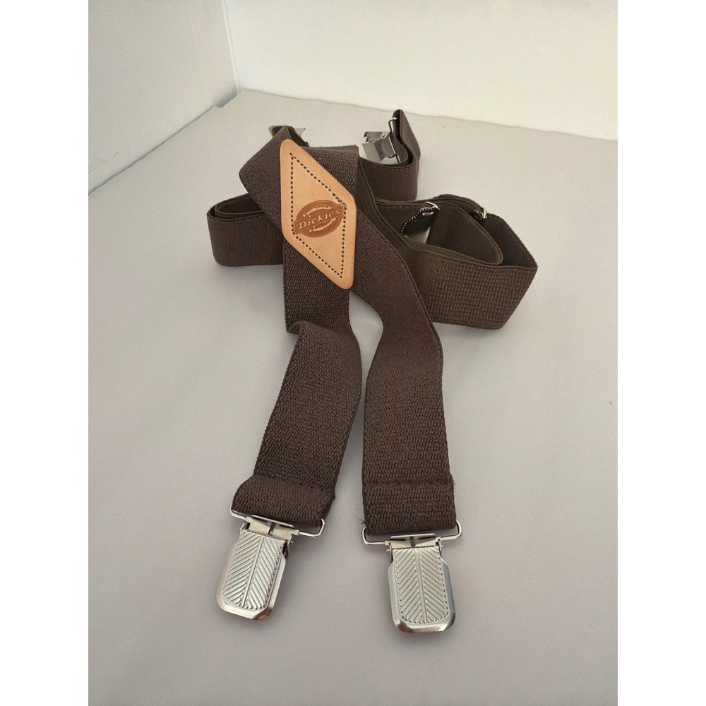 Dickies Suspenders Mens One Size Olive‎ Excellent Heavy Duty Elastic Workwear